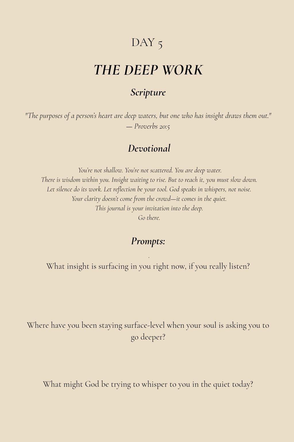 Anchor – A 30-Day Devotional Journal for Stillness, Strength & Spirit-Led Living