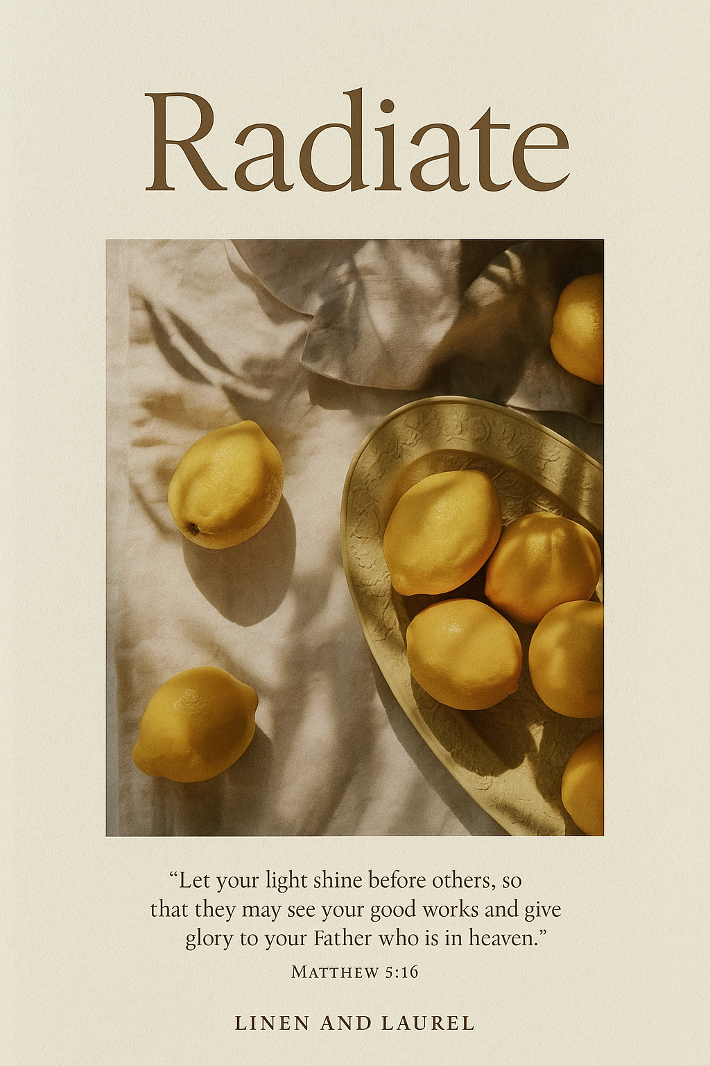 Radiate: Illuminate your life in 30 days