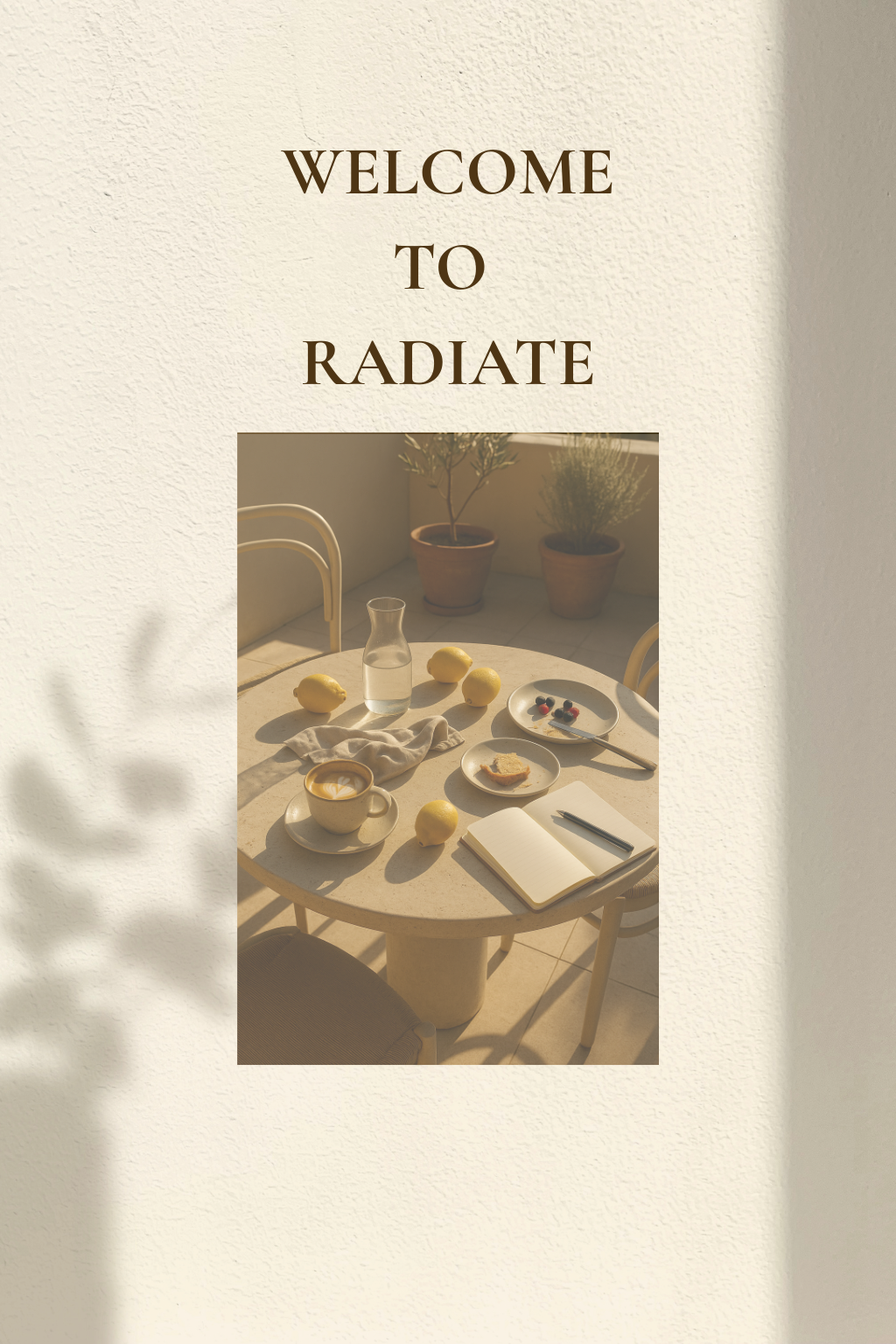 Radiate: Illuminate your life in 30 days