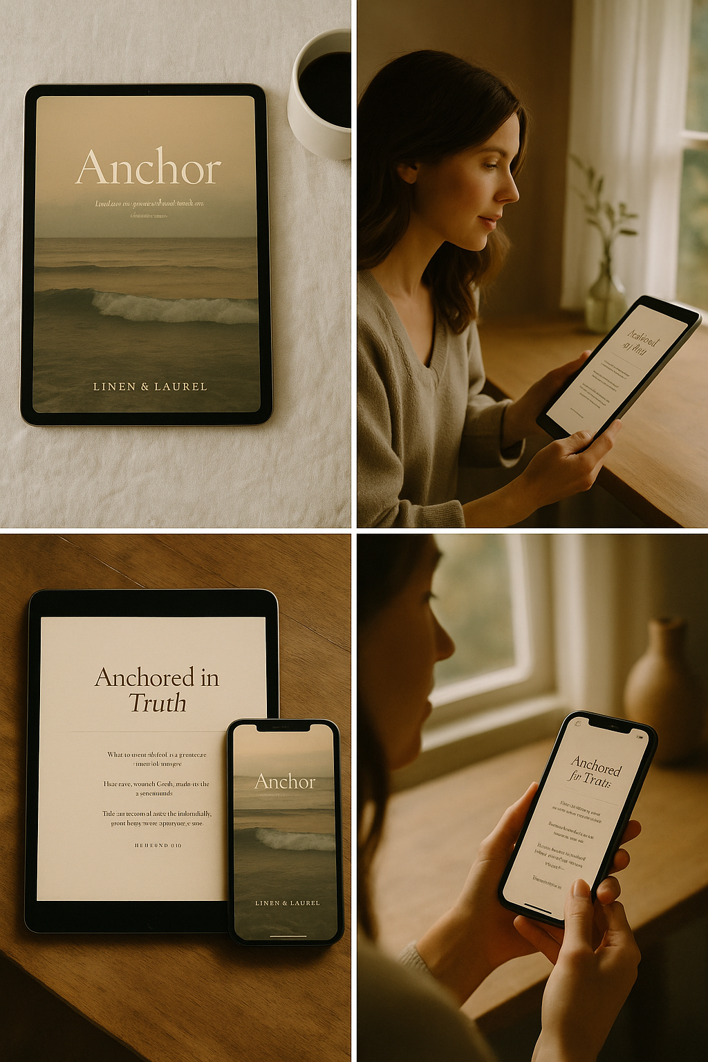 Anchor – A 30-Day Devotional Journal for Stillness, Strength & Spirit-Led Living