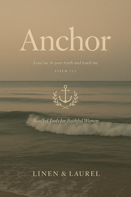Anchor – A 30-Day Devotional Journal for Stillness, Strength & Spirit-Led Living